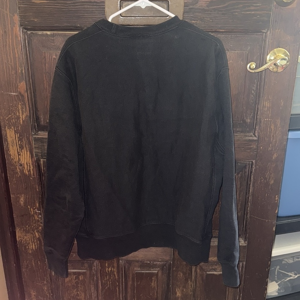 Champion Men's Black Crewneck Sweater - Picture 2 of 4